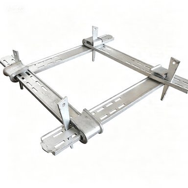 WINLONG square column clamp with cross-braced rail